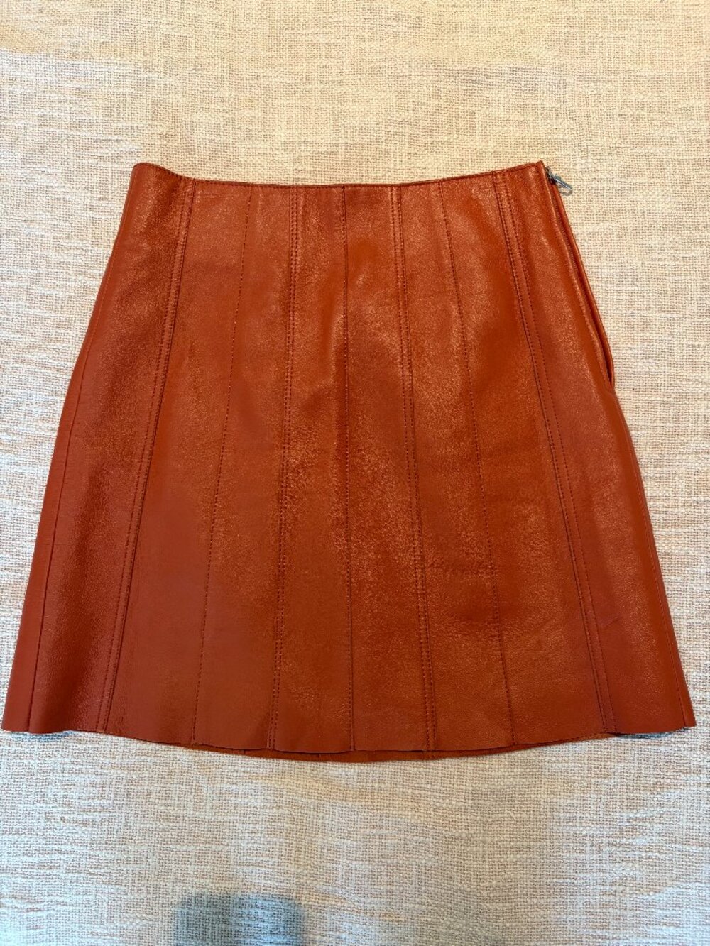 Awesome Sandro Leather Mini Skirt